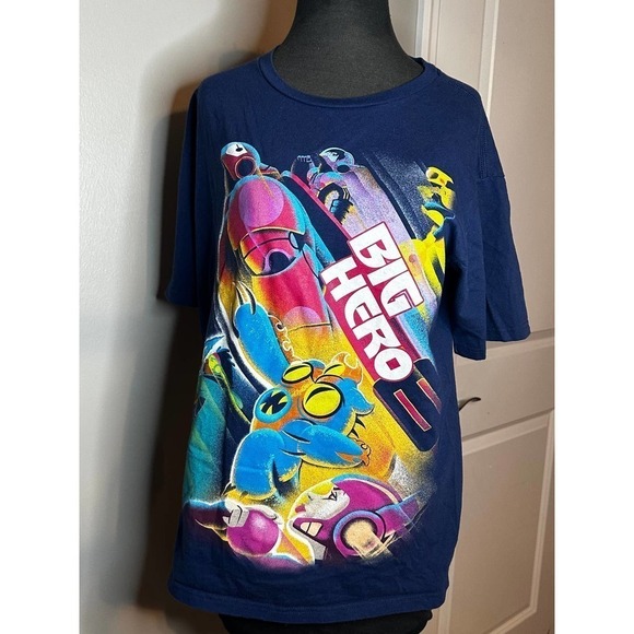 DISNEY Big Hero Limited edition. Blue tee - Picture 1 of 4